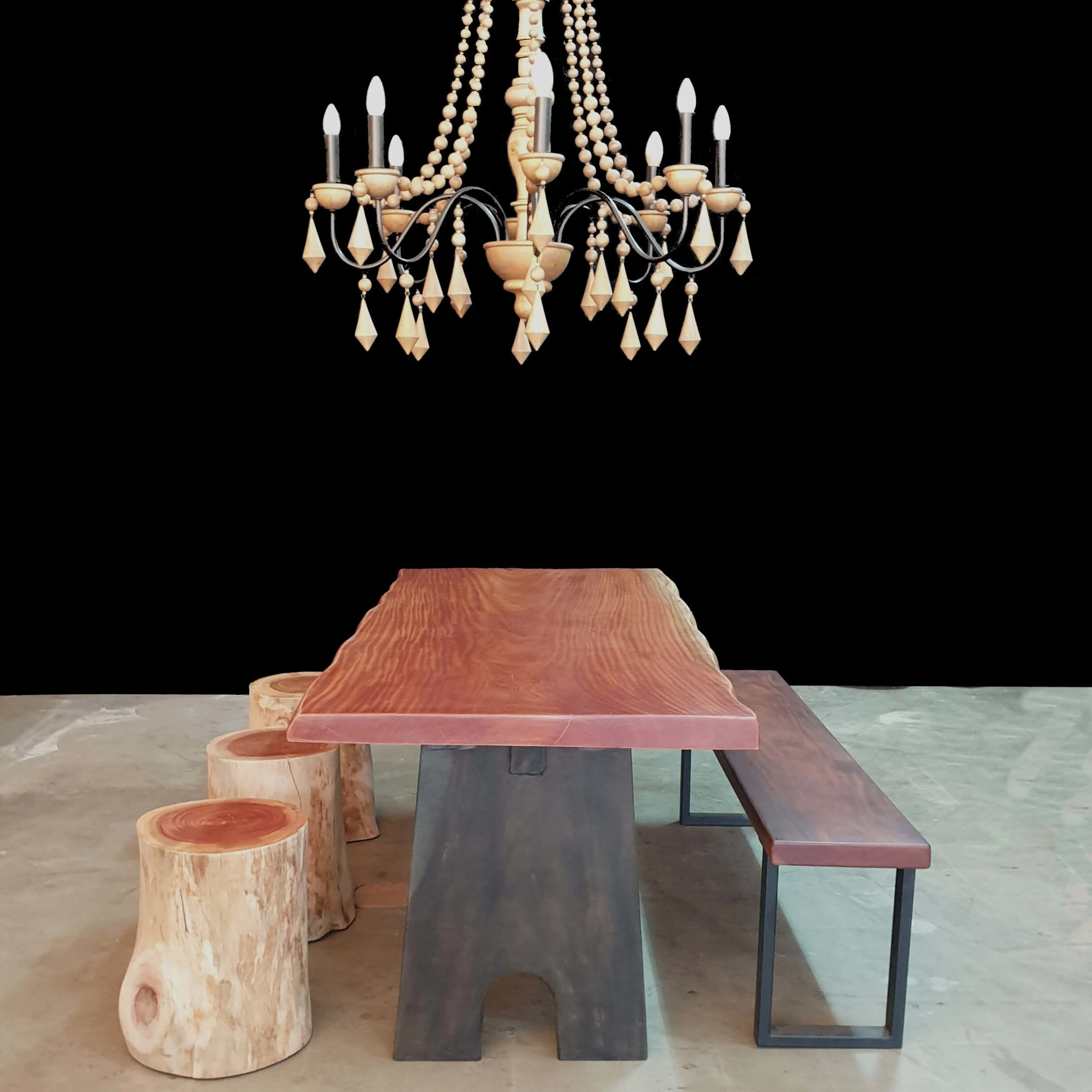 Matti Chandelier — ARTHUR ZAARO Sustainable Singapore sourced wood